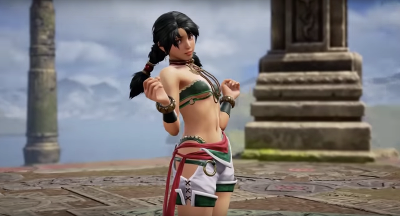 After battle damage, this is what the 13-year-old Talim looks like in Soulcalibur VI.